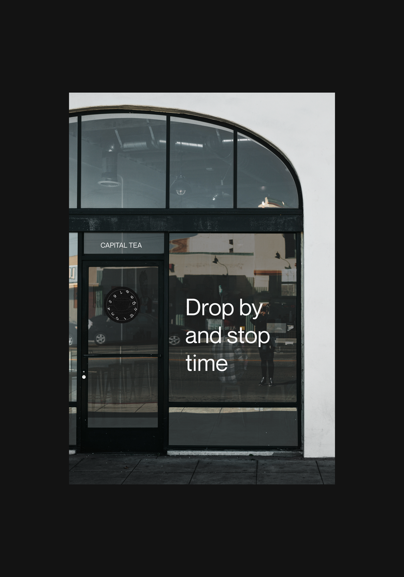 Capital Tea location. Concept work by Postdigitalist.